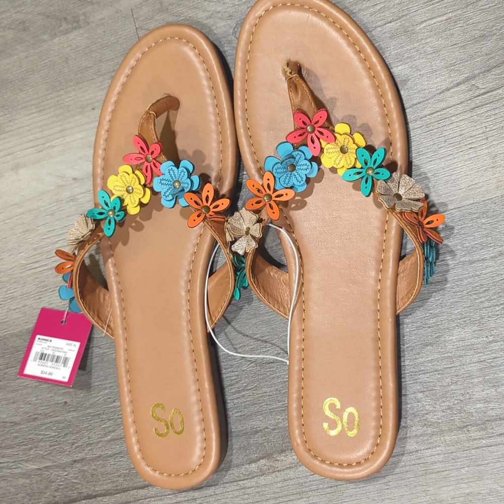 Floral Sandals - Picture 2 of 3